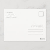 BLACK & WHITE SILK UW LOGO WORKSHOP GALA EVENEMENT BRIEFKAART (Achterkant)