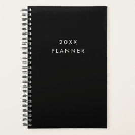 Black & White Simple Minimalist Planner