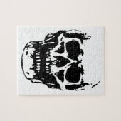 Black White Skull Pop Art Legpuzzel (Horizontaal)