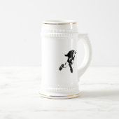 Black & White Skydiving Bierpul (Voorkant rechts)