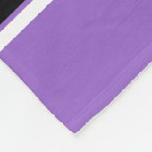 Black White Sports Jersey Fleece Deken (Hoek)