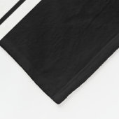 Black White Sports Jersey Fleece Deken (Hoek)