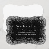 Black/White Sprinkle Illusion Uitnodiging (Voorkant / Achterkant)