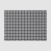 Black & White Square Knot Tissuepapier (Voorkant)