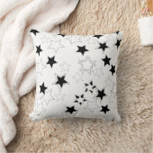 Black & White Star Sierkussen (Deken)