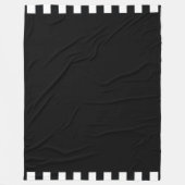 Black White Stripe 20 Photo Collage Family Fleece (Voorkant)