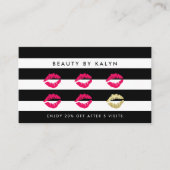 Black & White Stripe Beauty Loyalty (Voorkant)