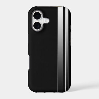 Black & White Stripe iPhone 5 Hoesje