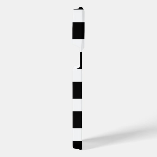Black & White Striped iPhone Hoesje (Rechterkant)