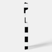 Black & White Striped iPhone Hoesje (Linkerkant)