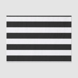 Black White Striped Modern Wedding Party Tissuepapier