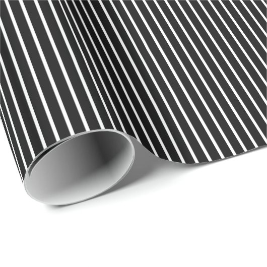 Black-White Stripes-14-GIFT WRAPPING PAPIER (Rol Hoek)