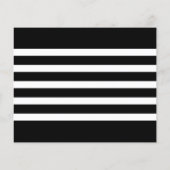 Black White Stripes 3 Photo Graduation Invitations (Achterkant)