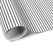 Black-White Stripes-8-GIFT WRAPPING PAPER Cadeaupapier (Rol Hoek)