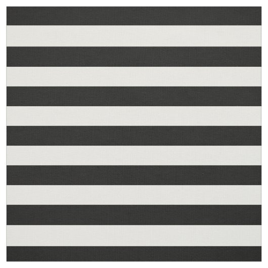 Black White Stripes Modern Pattern Chic Trendy Stof (Swatch)
