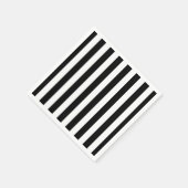 Black & White Stripes tijdens Halloween Servetten (Hoek)