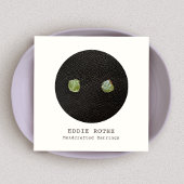 Black White Stud Earning Display Vierkante Visitekaartje