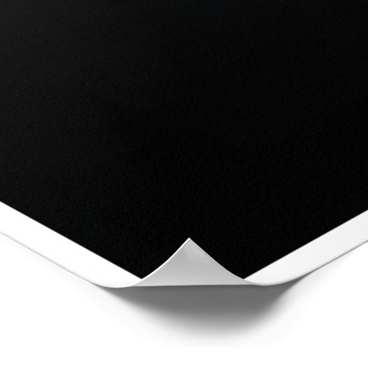 Black & White Surfer bij zonsondergang Poster (Hoek)