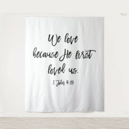 Black & white text backdrop photo backdrop wandkleed