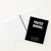 Black White Thanksgiving Psalm Prayer Journal Notitieboek (Binnen)