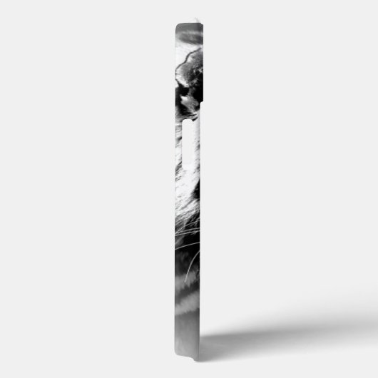 Black White Tiger Art Foto Case-Mate iPhone Case (Achterkant / Rechts)
