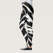 Black White Tiger Leggings - Animal Print Yoga Pan (Links)