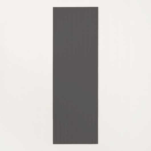 Black White Toile Floral Pattern Custom Name Yogamat (Achterkant)