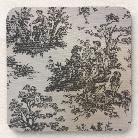 Black & White Toile Onderzetter (Voorkant)