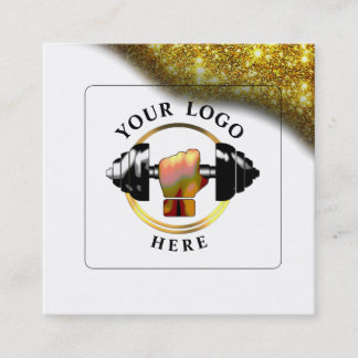 Black White Trainer Social Media Visitekaartje