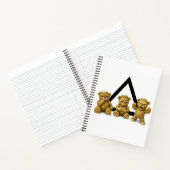 Black & White Triangle Design | Powerof3Brand Notitieboek (Binnen)