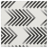 Black White Tribal Arrow Pattern Fabric Stof (Swatch)