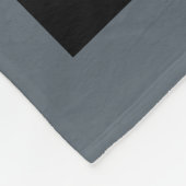 Black & White Tribal Wild Woodlands Gray Fleece Deken (Hoek)