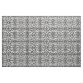 Black White Tropical Floral Damask Stof (Yard (91,4 cm))