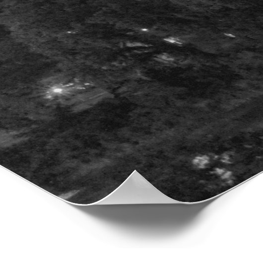 Black & White Tulsa Skyline Poster (Hoek)