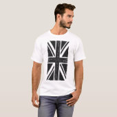 Black & White Union Jack T-shirt (Voorkant volledig)