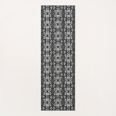 Black & White Unique Abstract Pattern Yogamat (Voorkant)