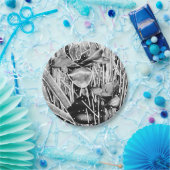 Black & White Verjaardag Onvergetelijk Papier Bord (Feest)