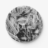 Black & White Verjaardag Onvergetelijk Papier Bord (Voorkant)