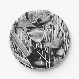 Black & White Verjaardag Onvergetelijk Papier Bord