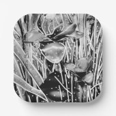 Black & White Verjaardag Onvergetelijk Papier Bord (Voorkant)