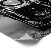 Black & white vintage camera poster (Hoek)