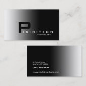 Black White Visitekaartje BW 6-technologie (Voorkant / Achterkant)