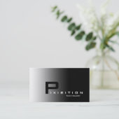 Black White Visitekaartje BW 6-technologie (Staand voorkant)