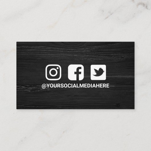 Black & White Waterverf Cactus Korting Business Visitekaartje (Achterkant)