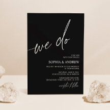 Black & White We doen minimalistische huwelijksuit