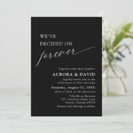 Black & White: We hebben besloten voor altijd te t Kaart