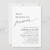 Black & White: We hebben besloten voor altijd te t Kaart (Voorkant)