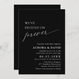 Black & White: We hebben besloten voor altijd te t Kaart