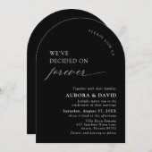 Black & White: We hebben besloten voor altijd te t Kaart (Voorkant / Achterkant)