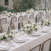 Black & White Wedding Attire Card Kaart